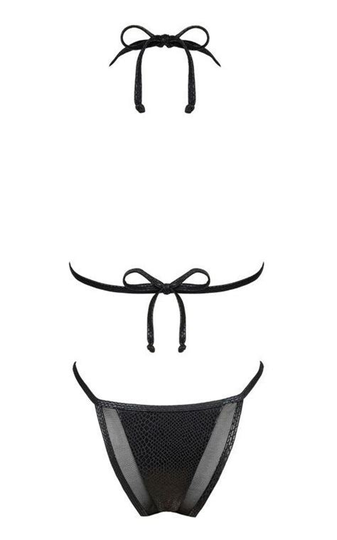 OBSESSIVE PUNTA NEGRA BIKINI NEGRO L