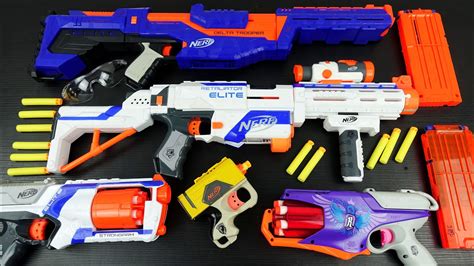 Nerf Guns N Strike Delta Trooper Elite Xd Retaliator Elite Strongarm