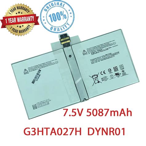 Genuine Battery 5087mAh G3HTA027H DYNR01 For Microsoft Surface Pro 4