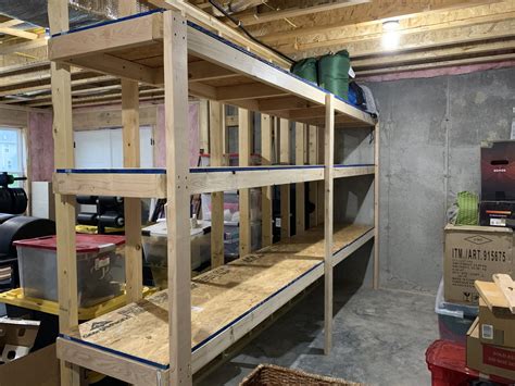 Basement Storage Shelves | Ana White