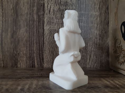Satyr Statue Pan Faun Nude Male Greek Made Of Alabaster Etsy