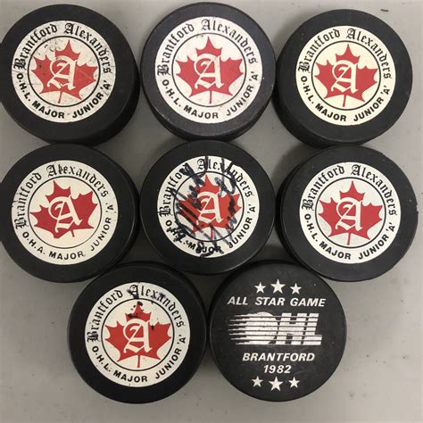 Brantford Alexander’s OHL official pucks | SidelineSwap