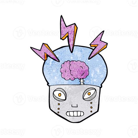 Cartoon Clever Robot 45235388 Png