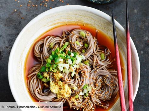 Nouilles Soba La Sauce Soja Recette Recette Asiatique Nouilles