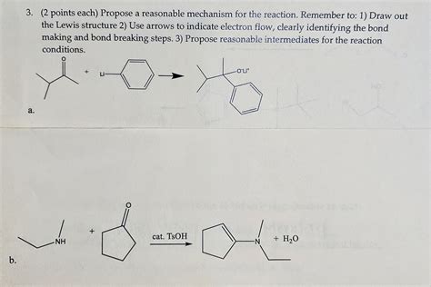 Solved 3 2 Points Each Propose A Reasonable Mechanism For Chegg