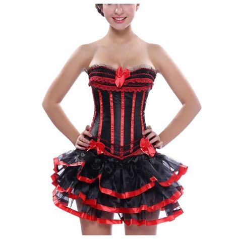 Femmes Lady Sexy Lace Lingerie Rayé Zipper Sous Vêtements Body Chemise De Nuit l21316 Rouge