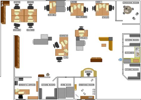 bbc comedy  office  wernham hoog interactive map