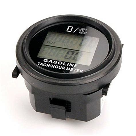 Motorcycle Runleader RL HM005L Inductive Tachometer With Hour Meter For