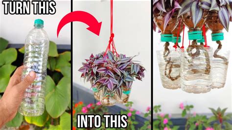 Self Watering System How To Make Auto Watering Hanging Plant Pot At