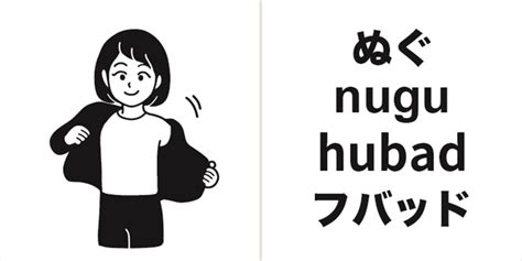 脱ぐ／hubad／タガログ語 のイラスト（コミグラム） マンガで多文化・多言語交流