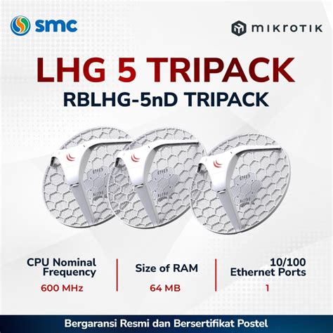 Jual Mikrotik Lhg5 Tripack Shopee Indonesia