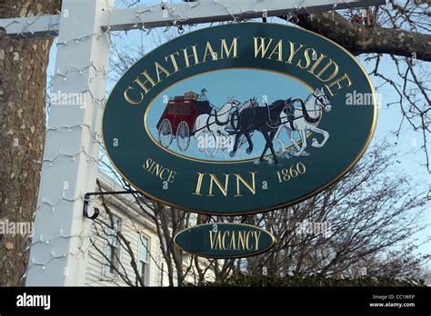 A Sign For Chatham Wayside Inn In The Cape Cod Town Of Chatham