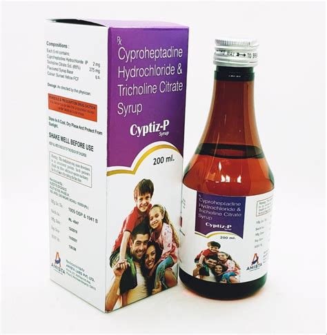 Brand Allopathic Cyproheptadine Hydrochloride Tablet Tricho Line