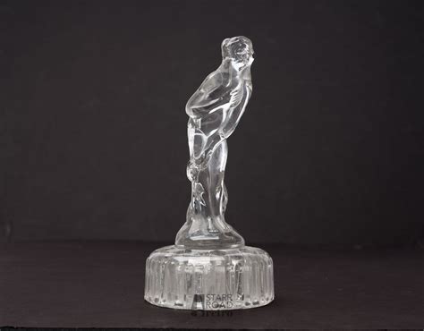 Vintage Naked Lady Flower Frog Bending Lady Cambridge Glass Art Deco Etsy
