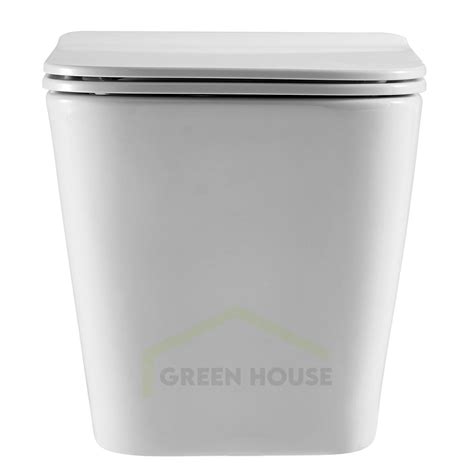 Унитаз подвесной Azario Teramo (квадратный) с системой антивсплеск AZ ...