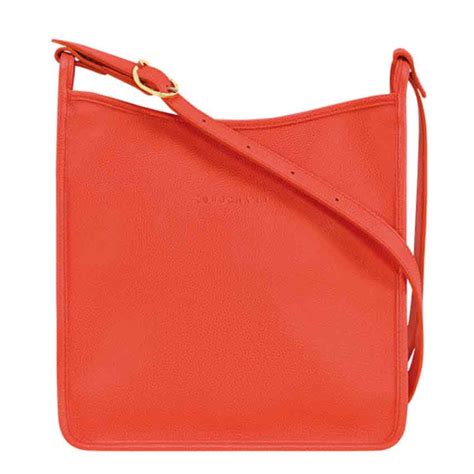 Longchamp Le Foulonné Sac Porté Travers Zippée M Orange