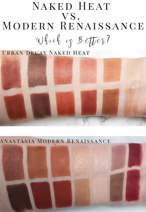 UD Naked Heat Vs ABH Modern Renaissance Which To Choose