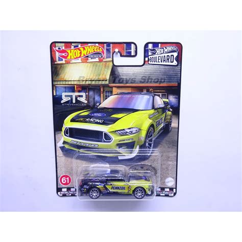 Jual Hot Wheels Premium Boulevard Ford Mustang Rtr Spec Shopee Indonesia