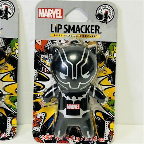 Lip Smacker Marvel Superhero Balm Black Panther Tangerine Flavor Pack