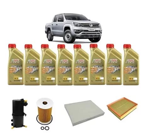 Troca De Óleo Original Castrol Edge 5w30 Vw Amarok 2015