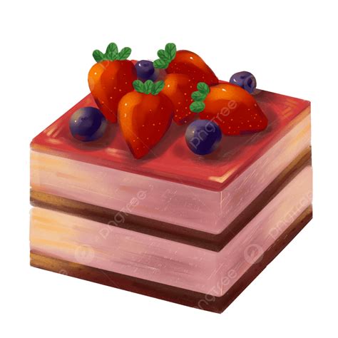 Pastel De Fresa De Arándanos Png Sin Deducción Bueno Para Comer Fresa Png Y Psd Para