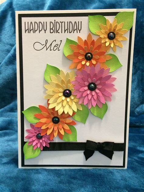 Pin By Andria Cameron On Cards Flower Birthday Cards Birthday Cards