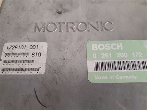 Motorsteuergerät BMW E34 1726101001 1726101 001 BOSCH 0261200172 0 261