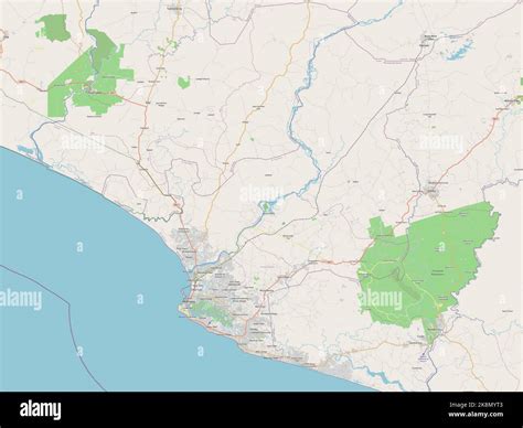 Montserrado County Of Liberia Open Street Map Stock Photo Alamy