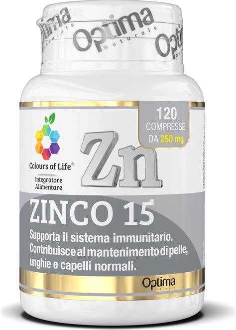 Zink 15 120 Tablets Optima Naturals VitalAbo Online Shop Europe