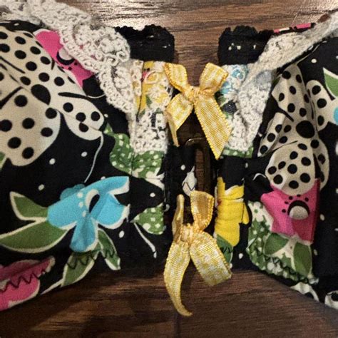 Betsey Johnson Bikini Top Floral Strapless Swim Depop