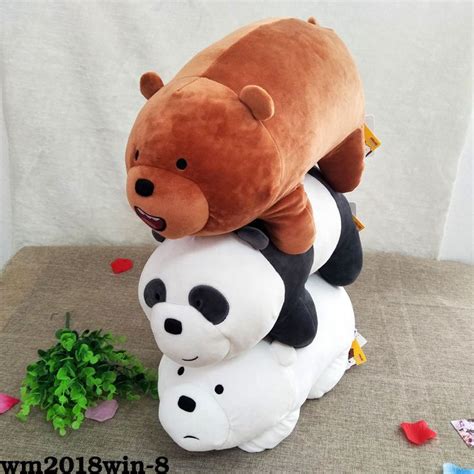 We Bare Bears Gift Custom NEW Tv Show Plush Toy Doll 3pcs 15inches Ice ...