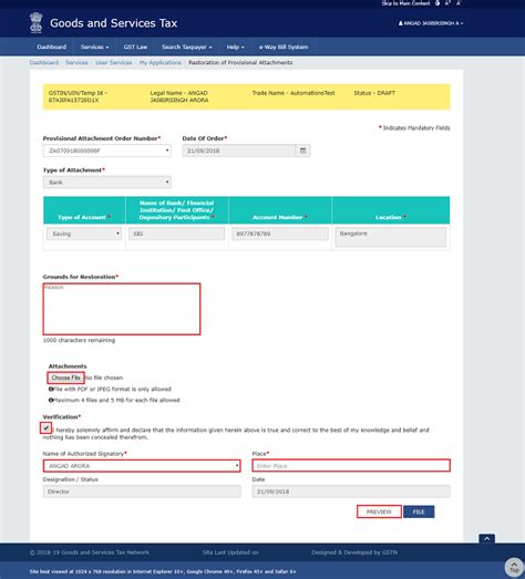 Restoration Of Provisional Attachment Under Gst How To Apply