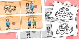 Hot Cross Buns Page Borders Teacher Made Twinkl