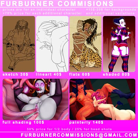 Commission Info By Furburner Hentai Foundry
