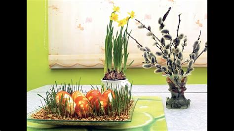 Идеи красивого пасхального декора для дома - YouTube