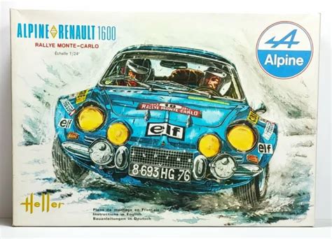 RENAULT ALPINE 1600 Monte Carlo Heller 1 24 Maquette Model Kit EUR 99