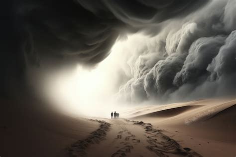 Free Photo View Of Apocalyptic Dark Clouds