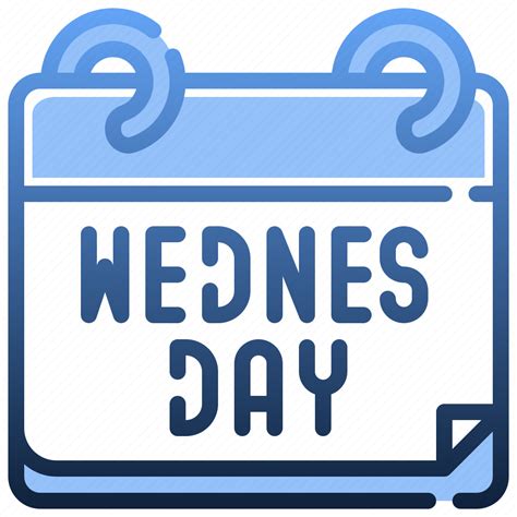 Wednesday Calendar Time Date Daily Icon Download On Iconfinder