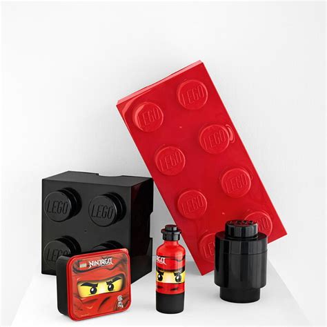 Room Copenhagen Lego Storage Brick 8 Red Finnish Design Shop