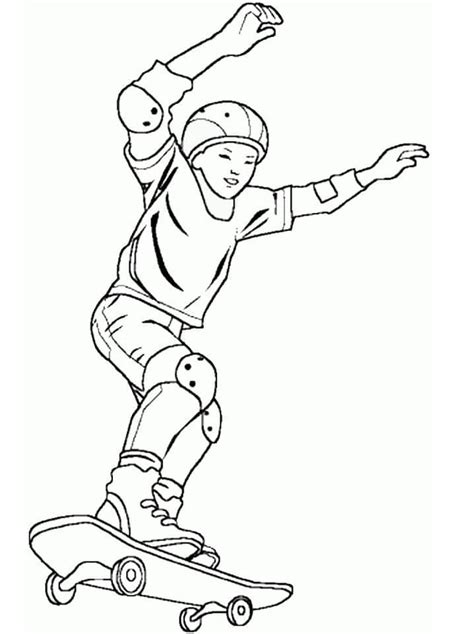 Skateboard Ausmalbilder Malvorlagen Skateboard Zum Ausdrucken