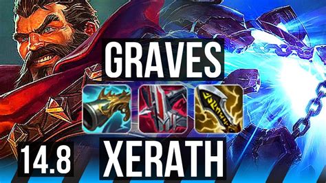 Graves Vs Xerath Mid 67 Winrate Godlike 1432 Na Master 14