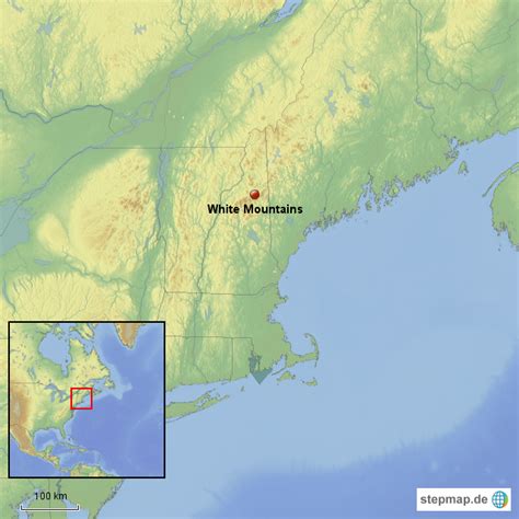 White Mountains Attractions Map