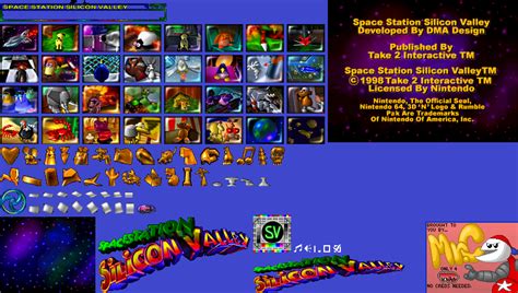 Nintendo 64 Space Station Silicon Valley Title Screen And Menus