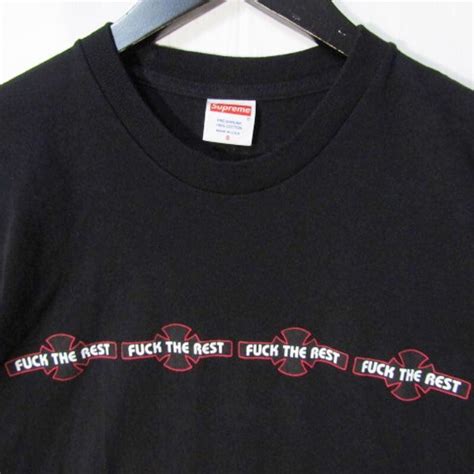 Supreme INDEPENDENT シュプリーム インディペンデント 半袖Tシャツ AW FUCK THE REST TEE
