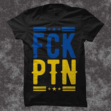 Fuck Putin Ukraine T Shirt Design Fuck Putin Svg Ukraine Flag Svg