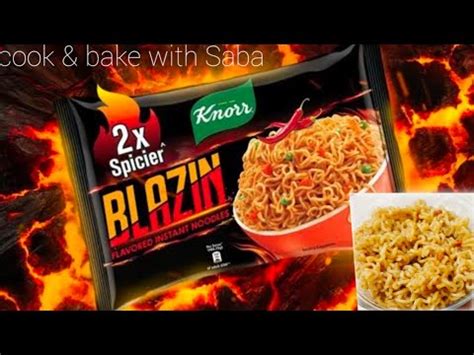 2x Spicer Blazin Flavored Instant Noodles Challenge Cook Bake With