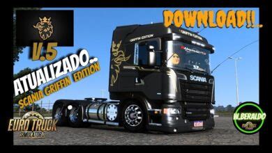 Caminhão Scania GRIFFIN EDITION R440 Top Mod Ets2 1 47 Mod Simuladores