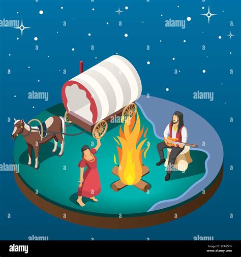 Gypsies Gypsy Stock Vector Images Alamy