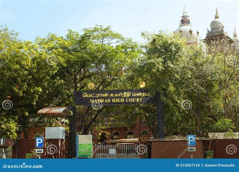 Chennai, Tamil Nadu, India March 11, 2021, Chennai High Court the ...