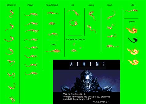 Arcade Alien Vs Predator Face Hugger The Spriters Resource